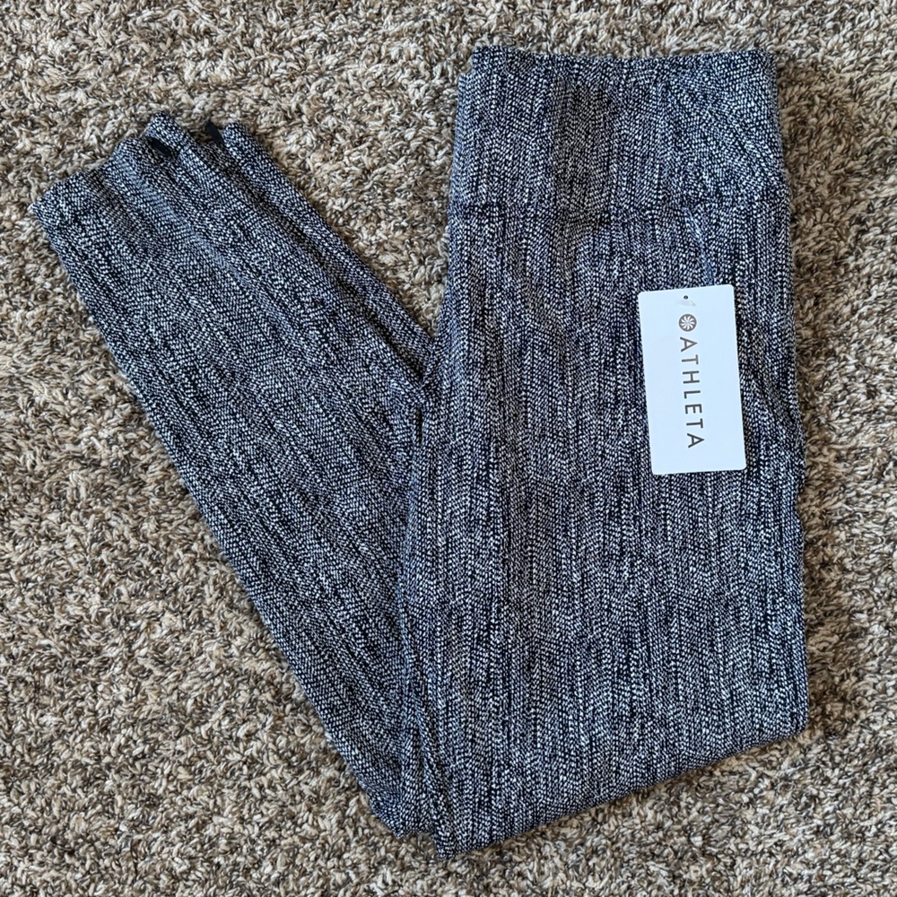 NWT Athleta Delancey Skyline Textured Tight size L